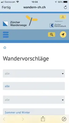 ZH-Wanderwege android App screenshot 4